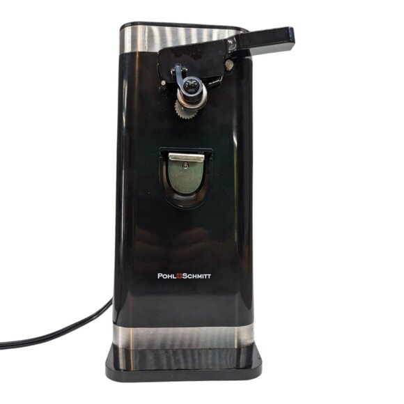 Pohl Schmitt Electric Can Opener CO111 Knife Sharpener Bottle Opener Black - Picture 2 of 15
